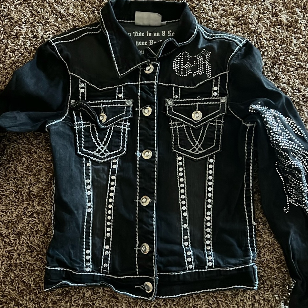 Good Ride rhinestone jacket